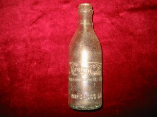 Antique Straight - Sided Coca - Cola Bottle Waycross,  Ga