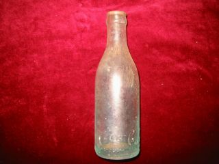 Antique Straight - Sided Coca - Cola Bottle Savannah Ga