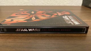 Star Wars: Episode I: The Phantom Menace (Blu - ray,  Steelbook) Rare OOP 3
