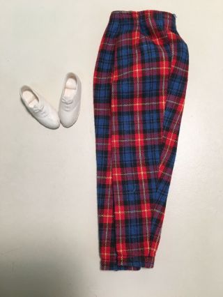 Vintage Tammy Doll Plaid Pants And White Shoes