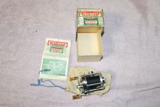 Pflueger Skilcast 1953 Fishing Reel W/box Instructions & Bag Vguc