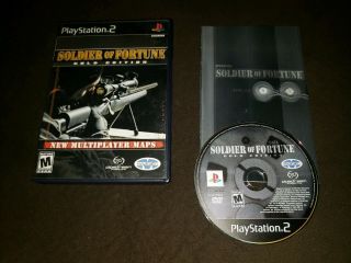 Soldier Of Fortune: Gold Edition Ps2 Complete Cib Fast Game Rare