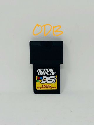 Action Replay Dsi Yellow Updates Label Rare (cart Only,  No Cable)