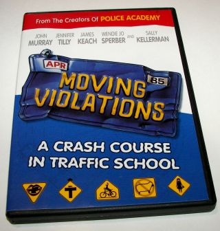 Moving Violations (1985) Dvd Rare Oop Jennifer Tilly James Keach Sally Kellerman