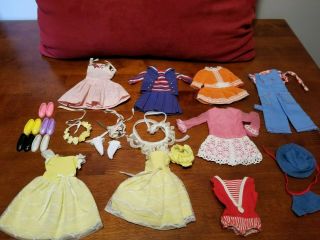Vintage Barbie Skipper Doll Clothes And Shoes