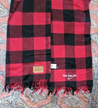 Rare Pendleton Blanket Plaid Wool Usa Nike Sales Checkered Tartan