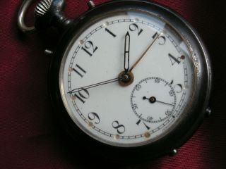 Rare Antique Big Junghans Alarm Pocket Watch