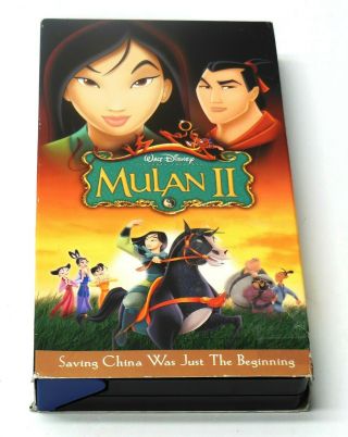 Mulan Ii 2005 Vhs Rare Oop Disney Fast 2