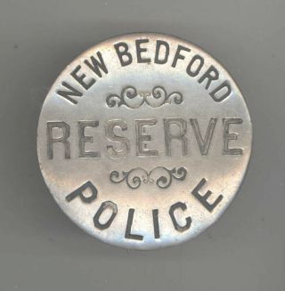 Rare Early Antique Obsolete Bedford Massachusetts Police Department Badge