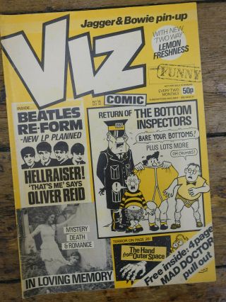 Rare Viz Comic Issue 14,  Published Oct 1985 Humour