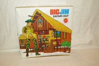 Big Jim Safari Hut With Some Accessories Very Rare 1974 By Mattel Action Toys