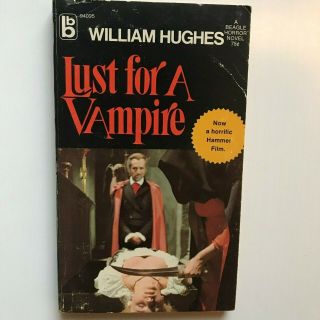 Lust For A Vampire Paperback Book William Hughes Beagle 1971 Hammer Films Rare