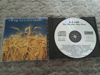Kd Lang Blue Sky Above Wide Plains Cd Rare Live Chicago 1988 & York 1993 K.  D