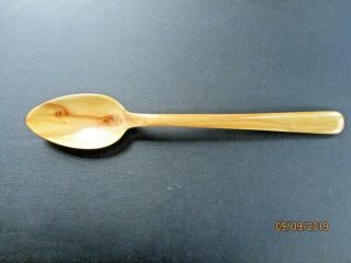 Antique American folk art hand carved wood wooden spoon Old Town Maine 2