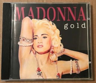 Madonna - Gold Cd Rare 1997 Erotica Like A Prayer Cherish La Isla Bonita Import