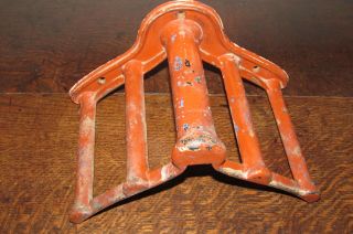 Rare Irish Musgraves Of Belfast Patent Iron Equestrian Antique Saddle Stand