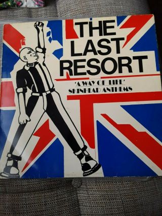 The Last Resort - A Way Of Life - Skinhead Anthems Lp Red Vinyl.  Rare Punk