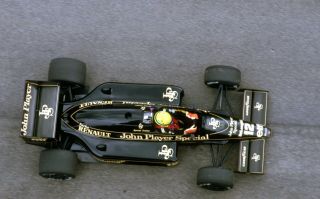 Ayrton Senna Lotus Renault Formula 1 Photograph Photographier Foto Rare