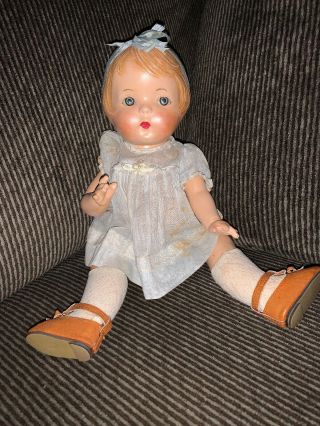 Vintage Effanbee 13 1/2 Aco Patsy Doll 1920 