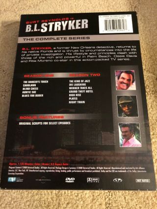 B.  L.  Stryker: Complete Series (DVD,  7 - Disc Set) Burt Reynolds RARE 2