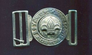 A Very Rare Old Swedish Boy Scout Belt Buckle