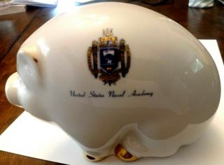 Rare Vintage United States Naval Academy Piggy Bank.