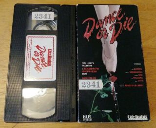 Dance Or Die Vhs Rare 80s Horror Slasher Sov City Lights Home Video Gore