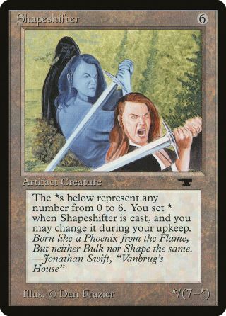 Shapeshifter Antiquities Nm Artifact Rare Magic The Gathering Card Abugames