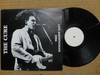 The Cure Live Birmingham 1986 Lp Rare Indie Goth Record White Label