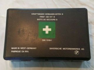 Bmw Oem First Aid Kit B Din 13164 Rare E21 E23 E24 E28 E30 E31