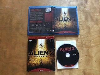 Alien 2: On Earth Blu Ray Midnight Legacy Rare Oop Slipcover Limited Ed