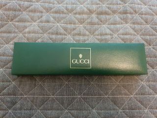 Vintage GUCCI Emerald Green Bracelet / Watch Jewellery Box EXTREMELY RARE 2