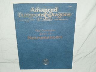 Ad&d 2nd Ed Accessory - The Complete Book Of Necromancers (very Rare And Vg, )