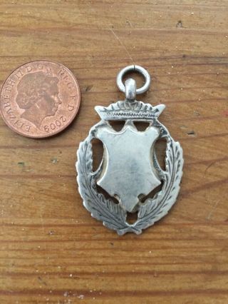 Rare 1948 Grass Track Silver Fob Medal Motorcycling Speedway Racing Lewington