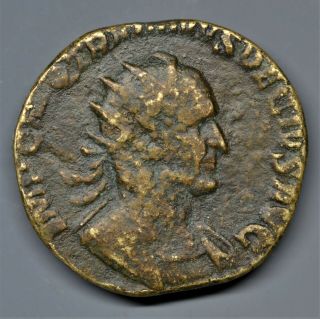 Very Rare Double Sestertius Of Trajan Decius: Felicitas.  Rome,  Ad 250.  Ric: 115c