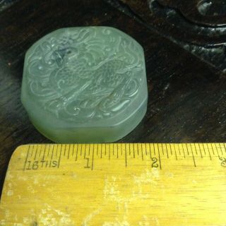 Vintage Chinese Stone Hardstone Seal Stamp Hand Carved