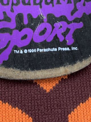 Goosebumps Sport Skateboard Deck 1996 Parachute Press R.  L.  Stine Rare VTG 3