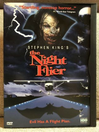 The Night Flier (dvd) Stephen King Horror Rare Oop Hbo Line Cinema 1997
