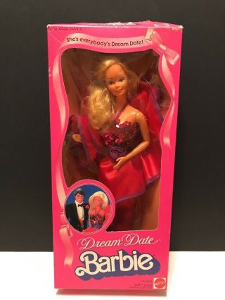 Vintage Mattel Barbie 5868 Dream Date 1982