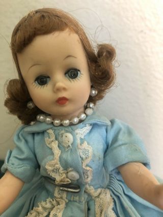 Vintage Madame Alexander Cissette Doll Blue Dress And Heels