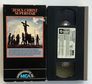 Jesus Christ Superstar (1973) Vhs 1st Mca Video Release Rare Ted Neeley