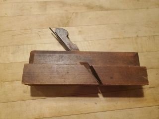 Complex Profile Wood Molding Plane by T.  Hildick London Good Antique Tool 2