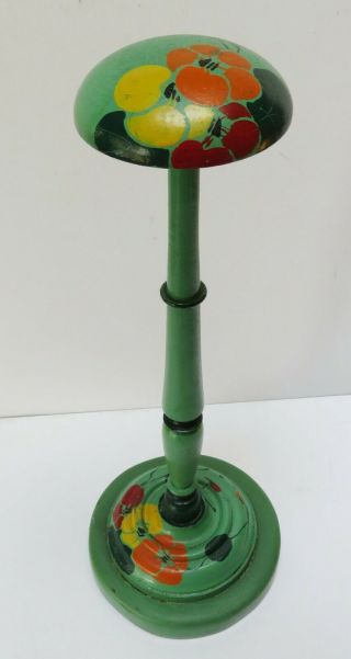 Gorgeous Antique Art Deco Decorated Hat Stand