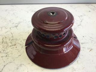 Vintage Lantern Agm 3016 Ventilator Burgandy