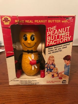 Vintage The Peanut Butter Factory Kids Kitchen Kit W/box Complete / Rare &