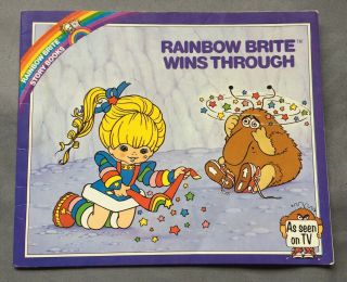 Rainbow Brite Wins Through Vintage Book 1985 Rare Beryl Johnston