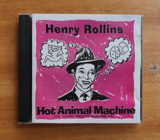 Henry Rollins - Hot Animal Machine / Drive By Shooting Rare Cd 1988