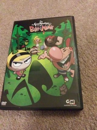 The Grim Adventures Of Billy And Mandy The Complete Season One 1 Dvd 2 Disc Rare
