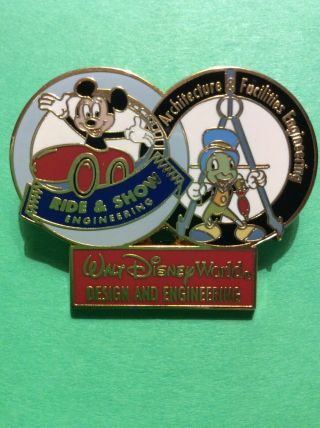 Wdw Mickey & Jiminy Cricket,  Design And Engineering.  Very Rare Ride And Show