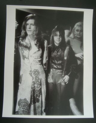 David Bowie Ziggy Stardust 8x10 " Promo Photo Dj Rodney On The Roq Rare